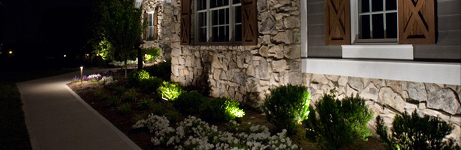 LED Retro-fit Landscape Lighting Transformations from Inspired by Glass in St. Louis, Missouri